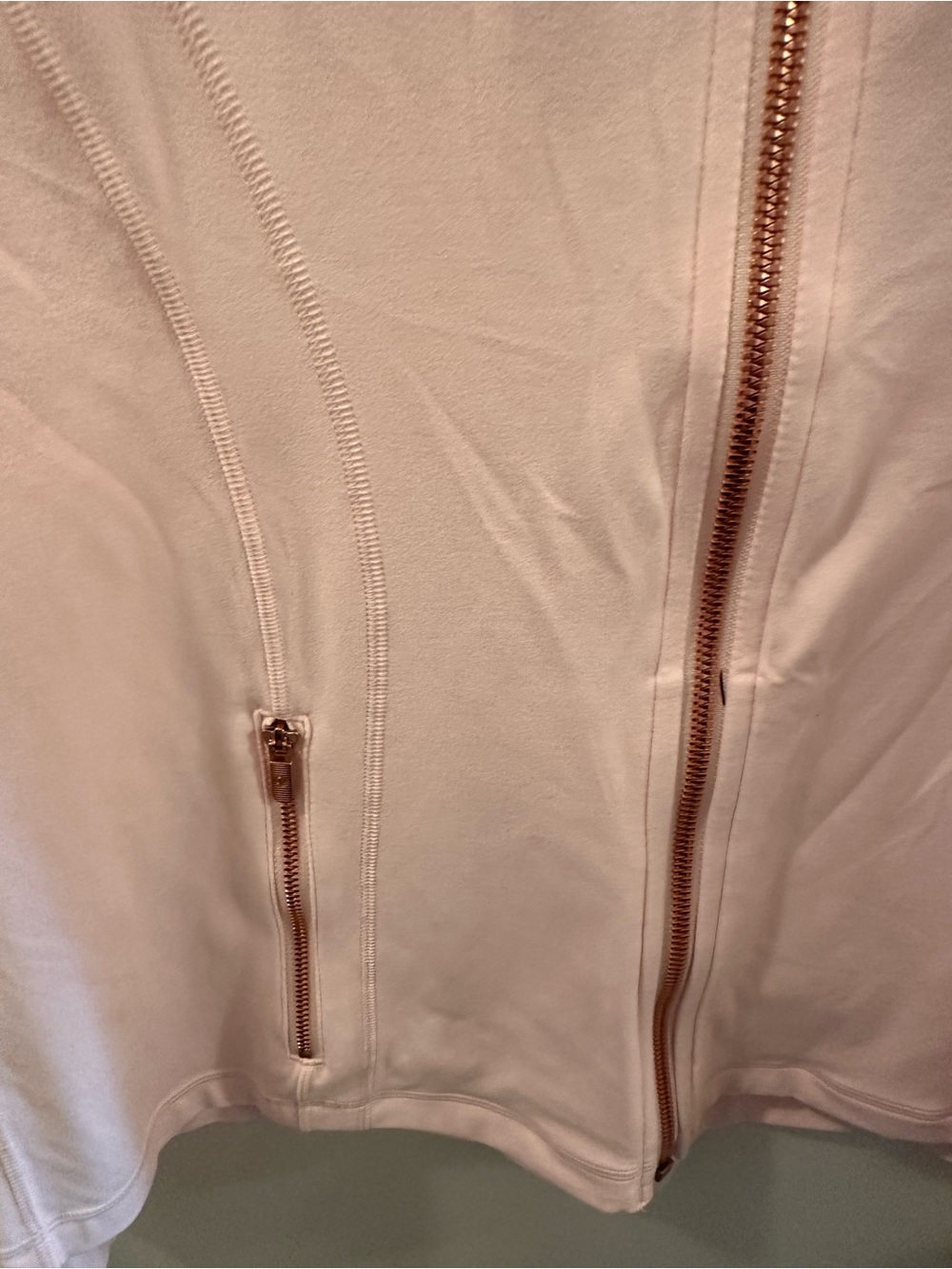 lululemon athletica Pale Pink Full-Zip Bomber Jacket - Picture 4 of 7